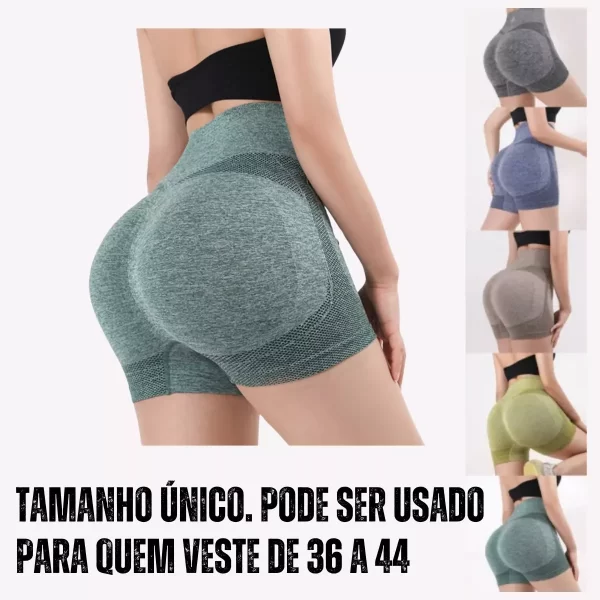 Short de academia Empina Bumbum Azul - Image 2